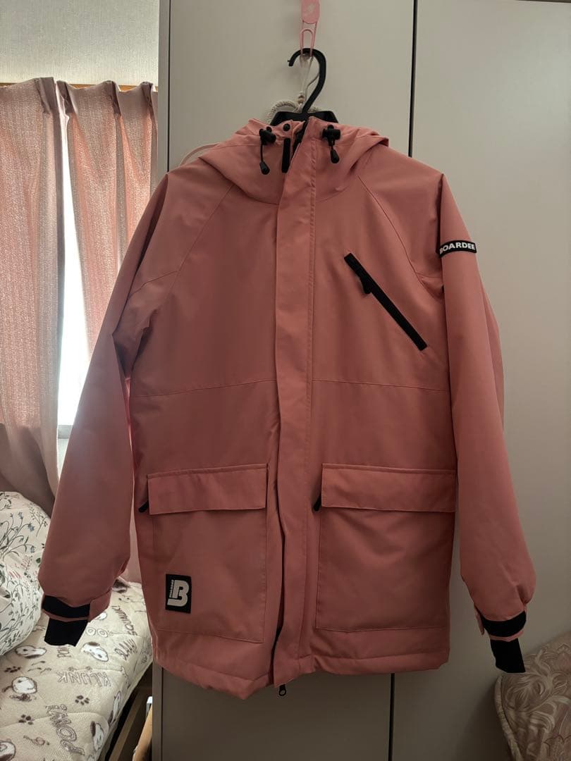 BOARDIE スノーボード上下セット S ピンク、茶色