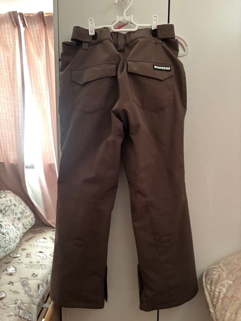 BOARDIE スノーボード上下セット S ピンク、茶色