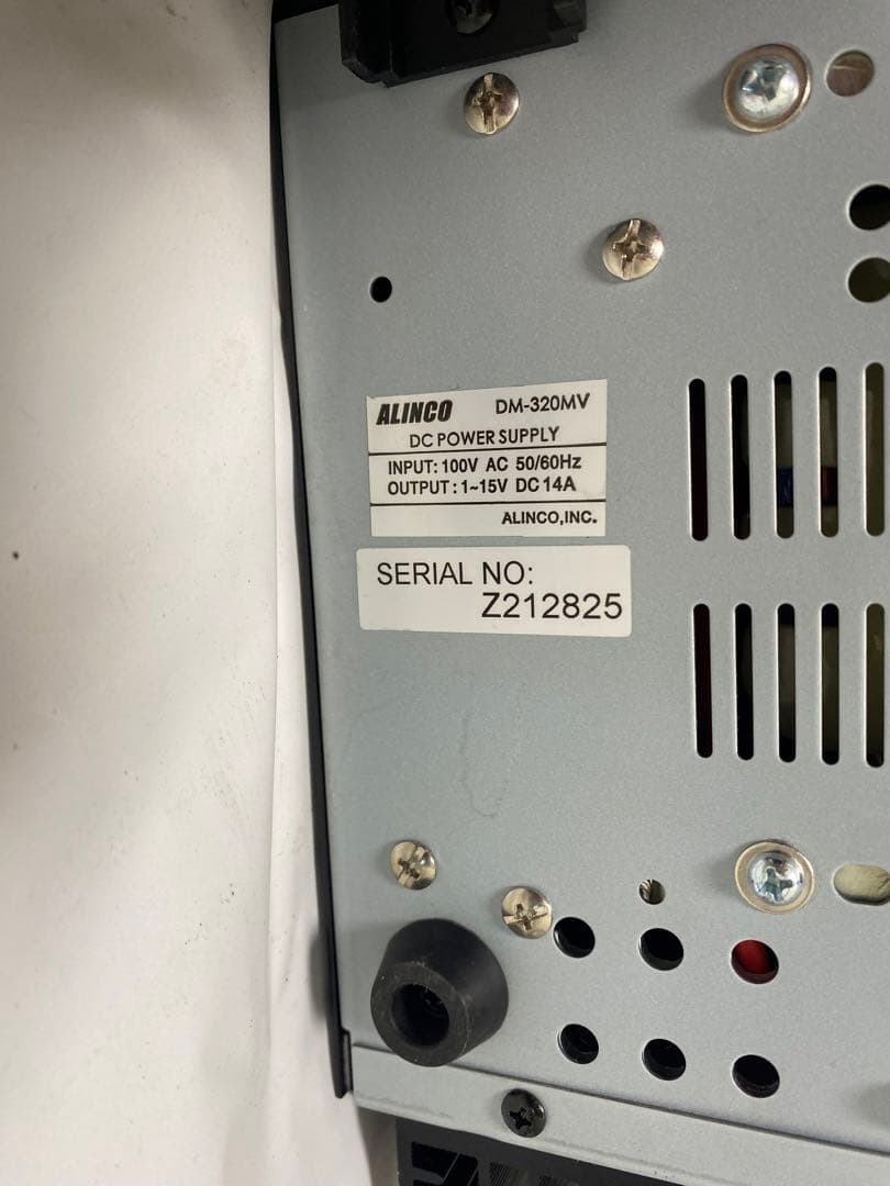 アルインコ安定化電源DM-320MV