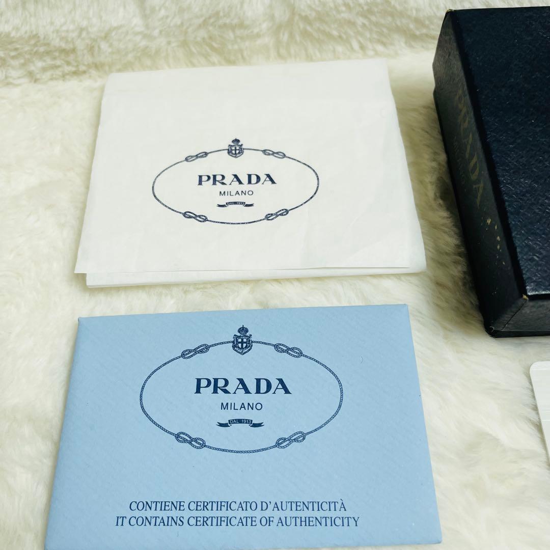 新品未使用　正規品　PRADA キーケース ナイロン ブラック 6連キーケース