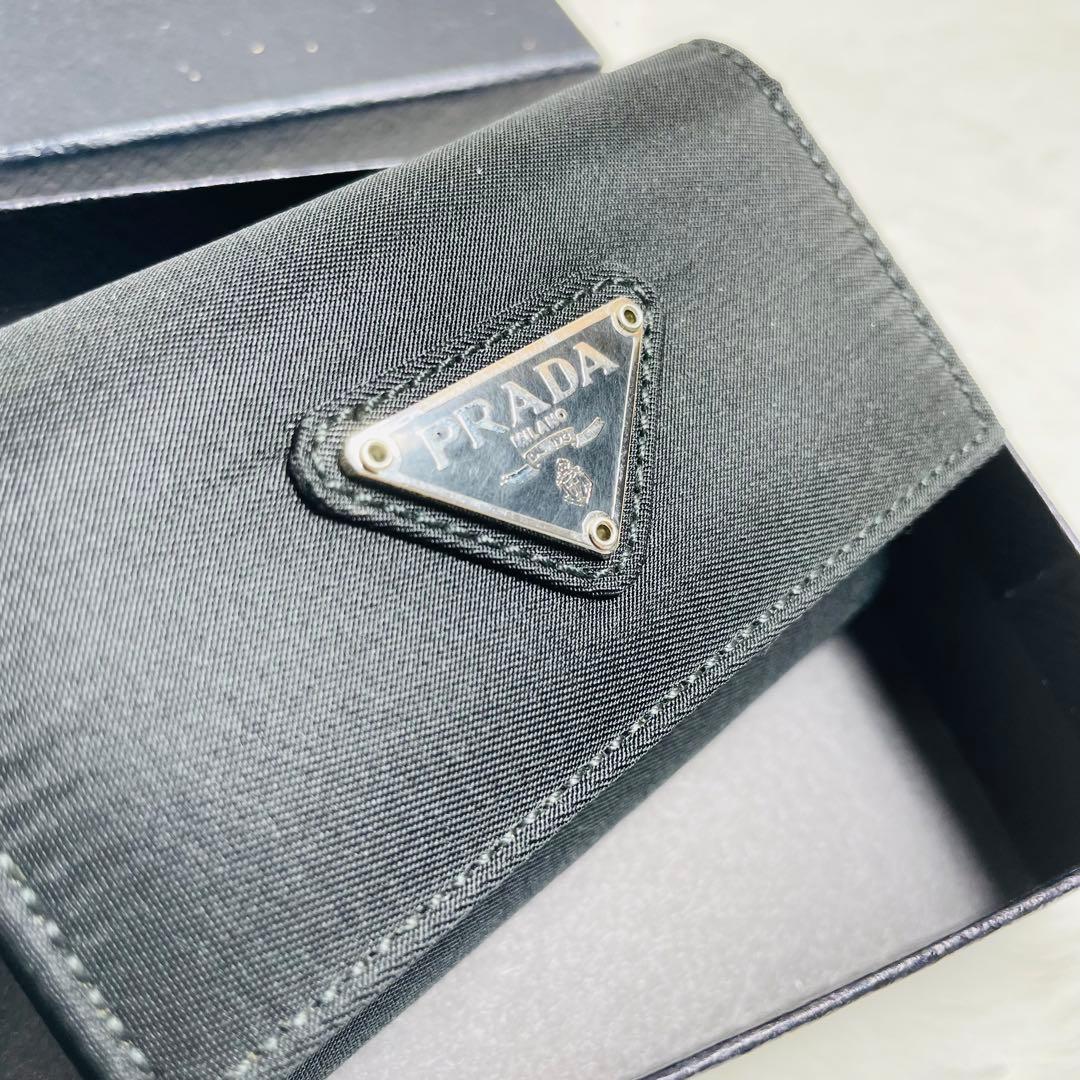 新品未使用　正規品　PRADA キーケース ナイロン ブラック 6連キーケース