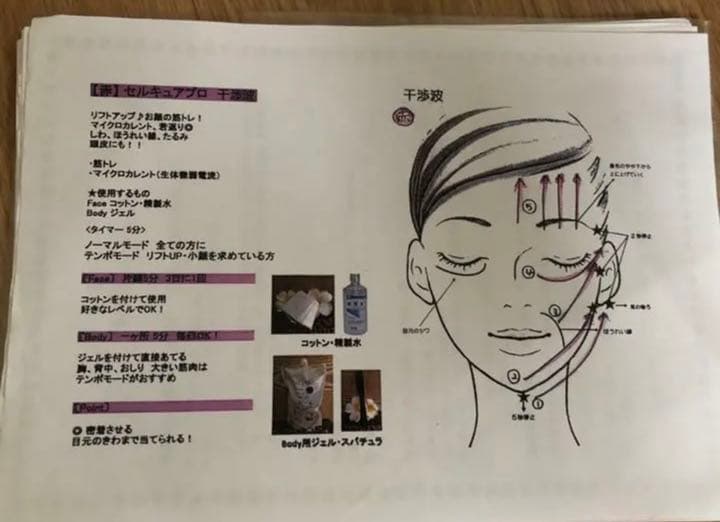美顔器 セルキュア 超音波 千渉波 イオン