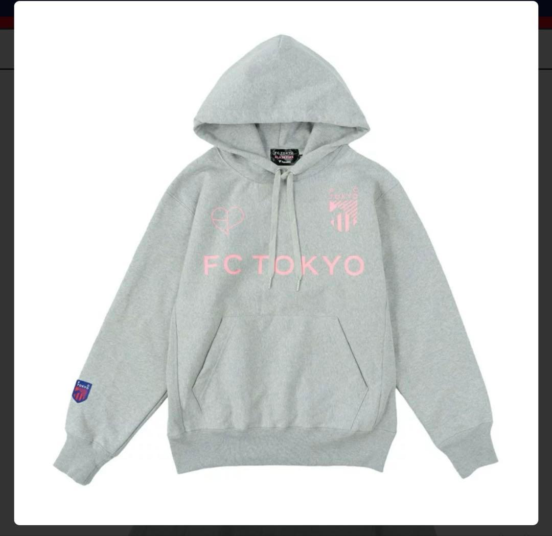 ま*お様 FC東京 パーカー グレー Lサイズ BLACKPINK