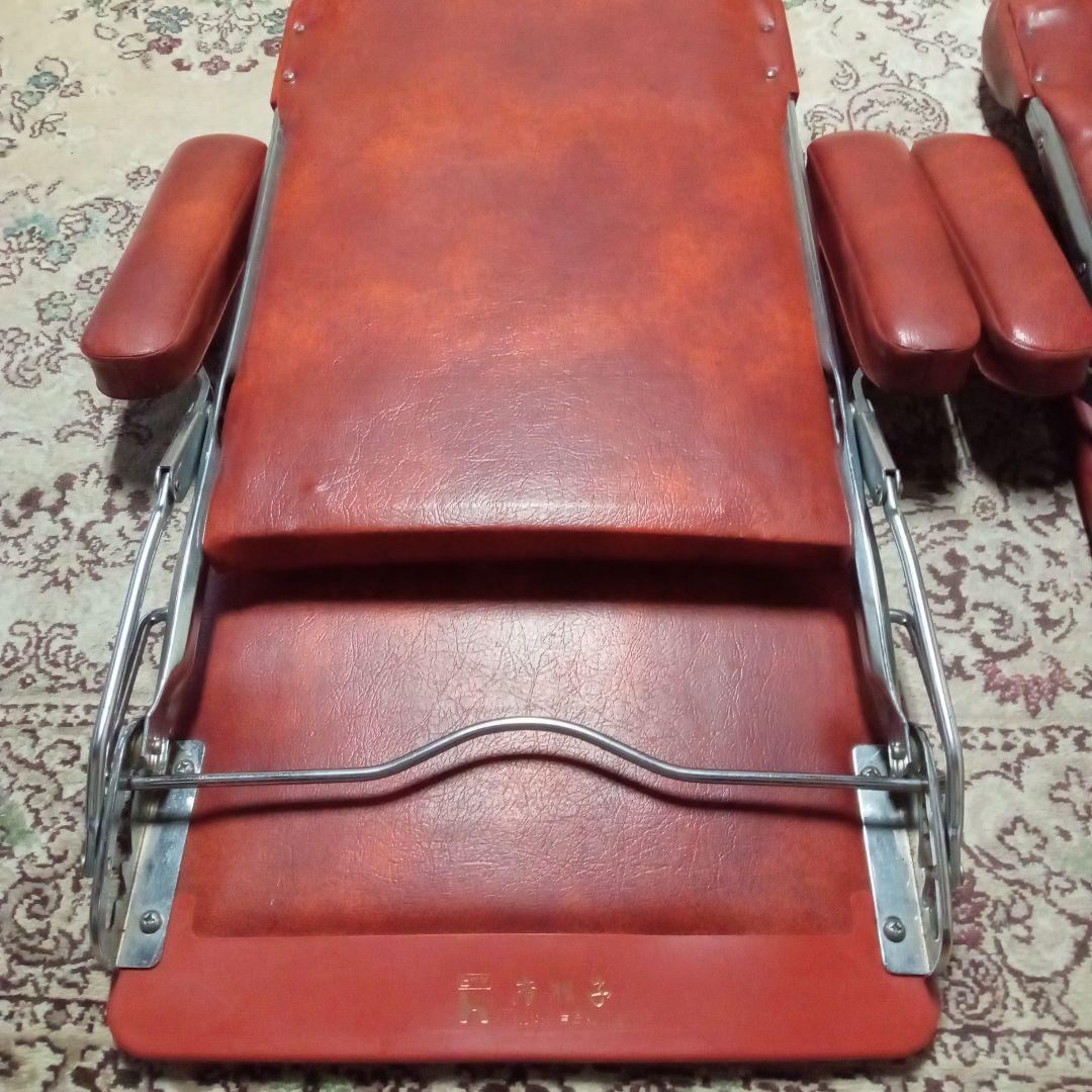 昭和レトロ　座椅子2個セット　E−412