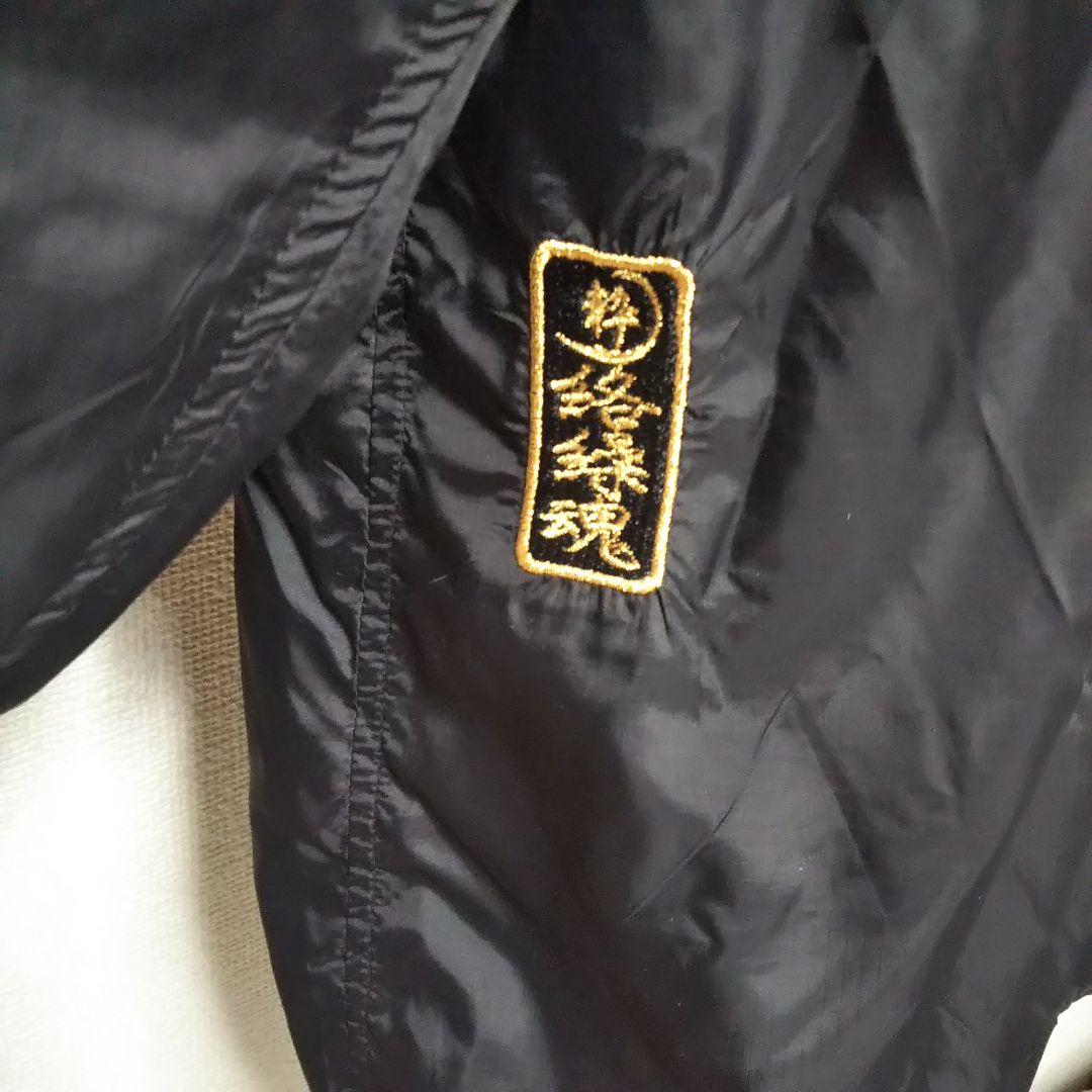 絡繰魂 九尾の狐 流水 夜桜 豪華刺繍 スカジャン フードパーカー モッズコート