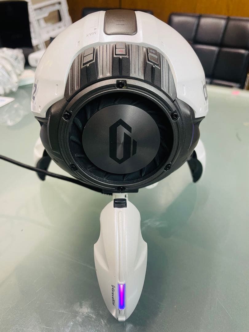 GravaStar Bluetoothスピーカー(ホワイト) 通電のみ