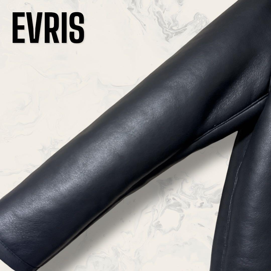【未使用】 EVRIS 2way リバーシブル フード ボア ブルゾン