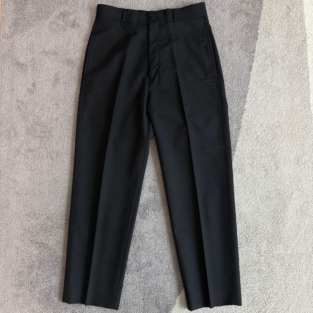 H BEAUTY&YOUTH ウール モヘヤ ストレート パンツ