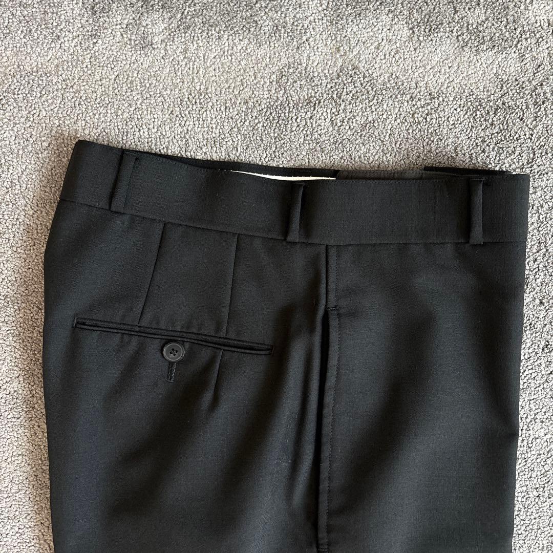 H BEAUTY&YOUTH ウール モヘヤ ストレート パンツ