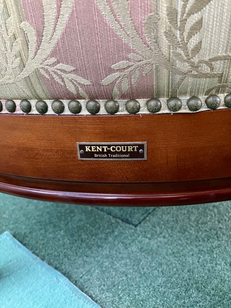 お値下げ　アンティーク　肘掛け　椅子1人掛け　英国風　家具の老舗マルニ　木工製