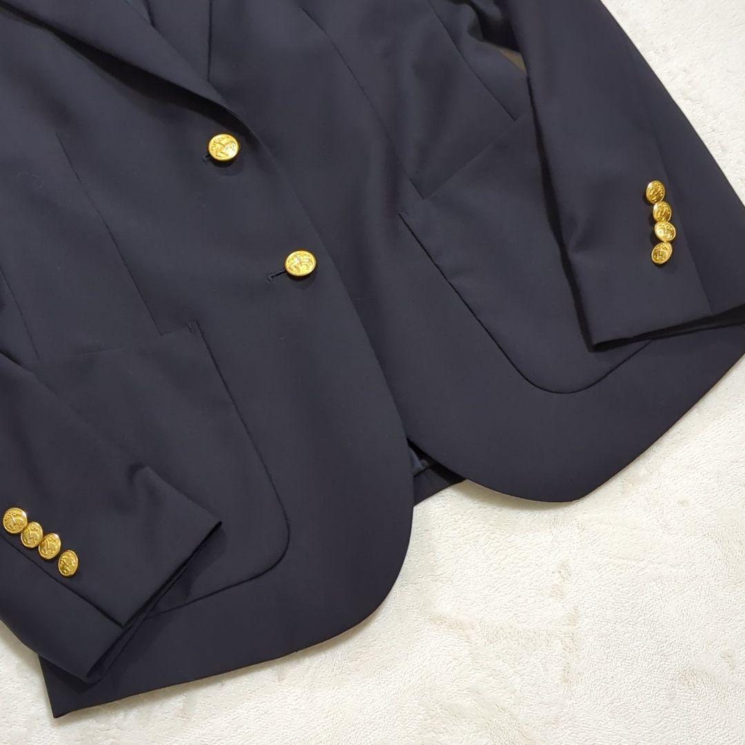 未使用級 4 ブルックスブラザーズ 紺ブレ 金ボタン ゴールデンフリースロゴ