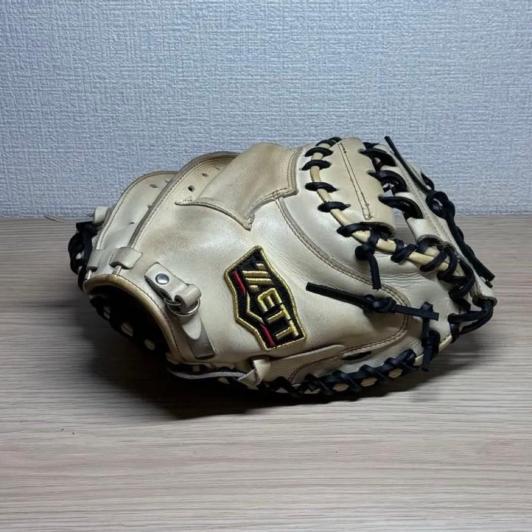ZETT プロステイタス 軟式キャッチャーミット クロス締め