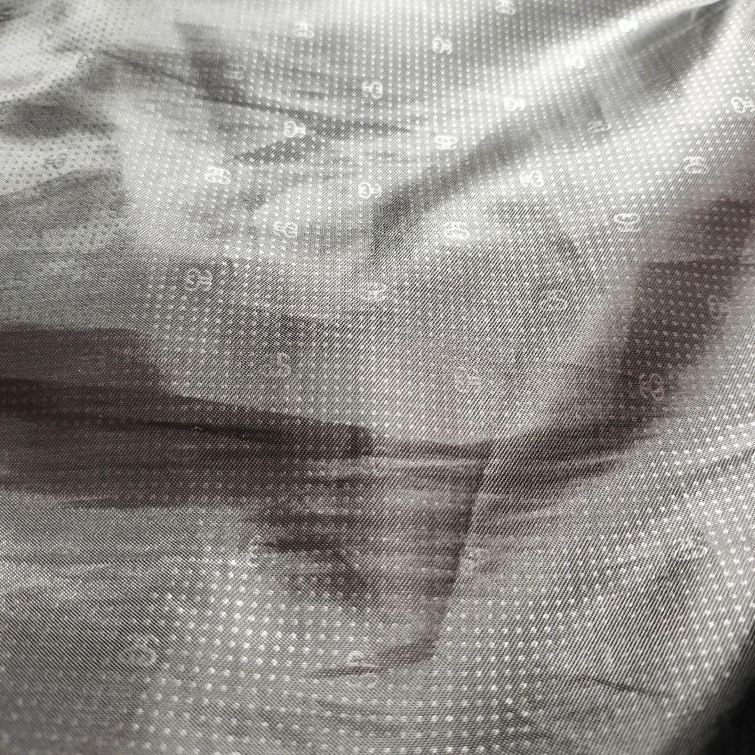 2WAY ダウンベスト Stussy ヘリンボーン モノグラム　グレー　Mサイズ