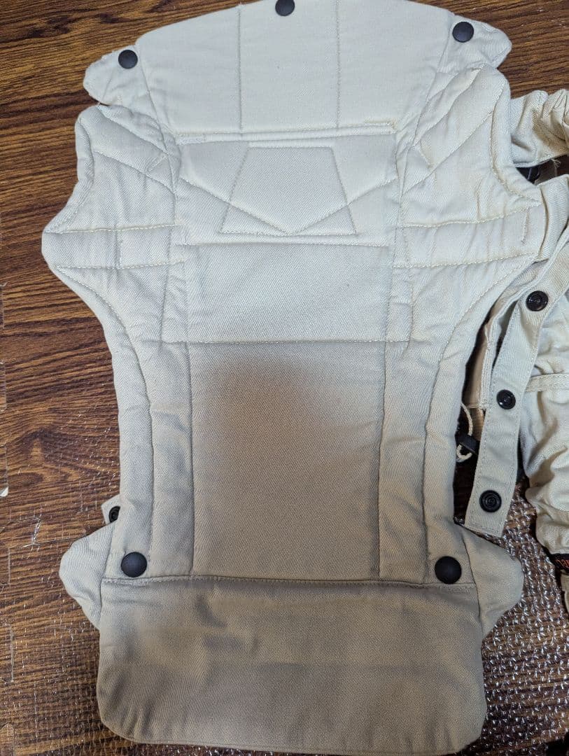 napnap 双子用 抱っこ紐 収納袋 日除け付き