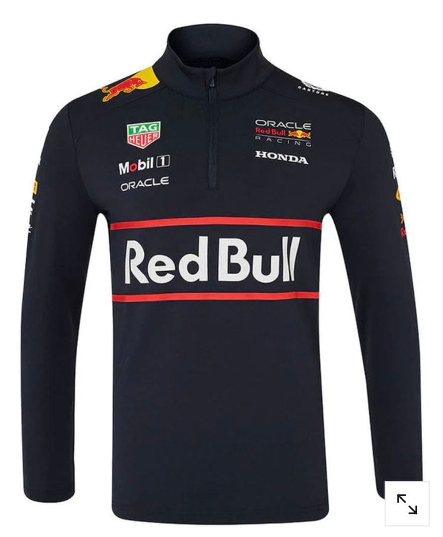 レッドブルレーシング チーム 1/4ジップ ミッドレイヤー ユーロL アジアXL