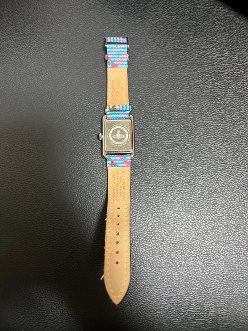 ヴィヴィアン ウエストウッド 腕時計 ブルーピンクチェック メンズ レディース