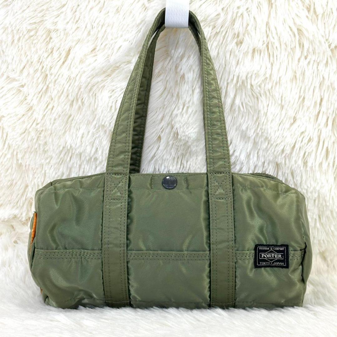【極美品】廃盤品 ポーター タンカー ダッフル ミニボストン S セージ 992