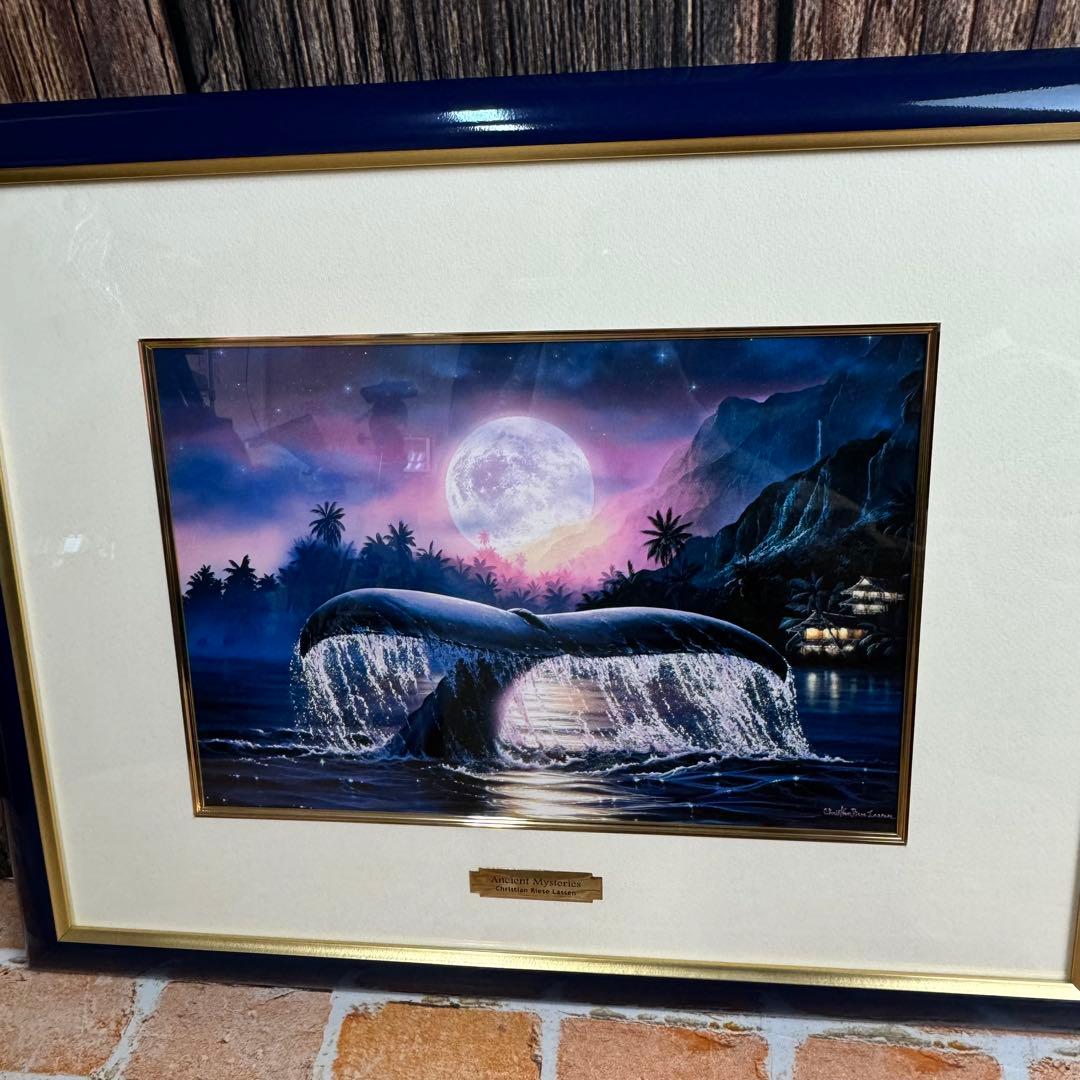 クリスチャンラッセン レプリカ 2点セット 額付き