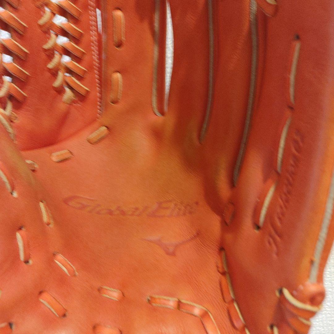 ミズノ　グローバルエリート　硬式 オールラウンド　右投げ　オレンジ