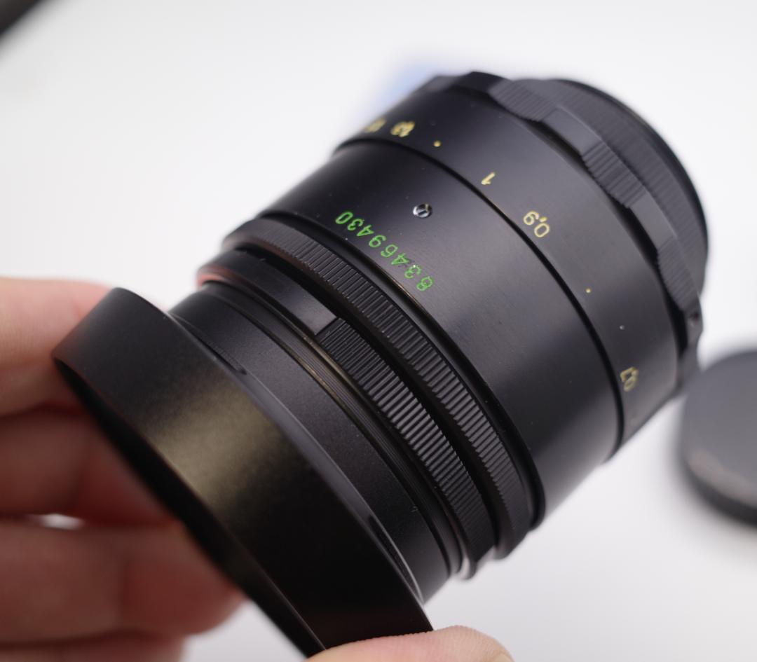 83 希少【スクエア絞り】　未使用　ぐるぐるボケ　 ヘリオス　44-2　M42