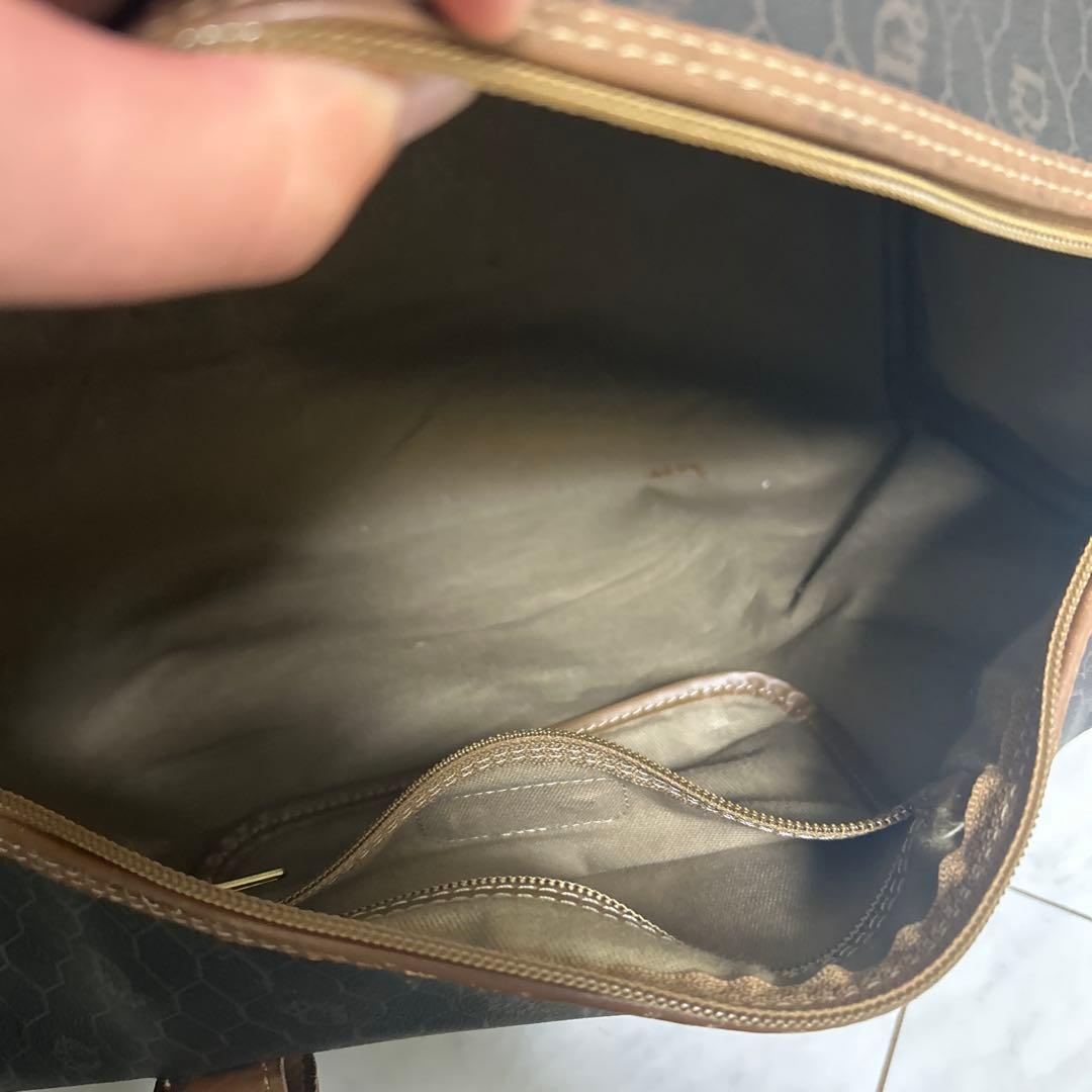 クリスチャンディオール ボストンバック ハニカム柄 PVC 大容量