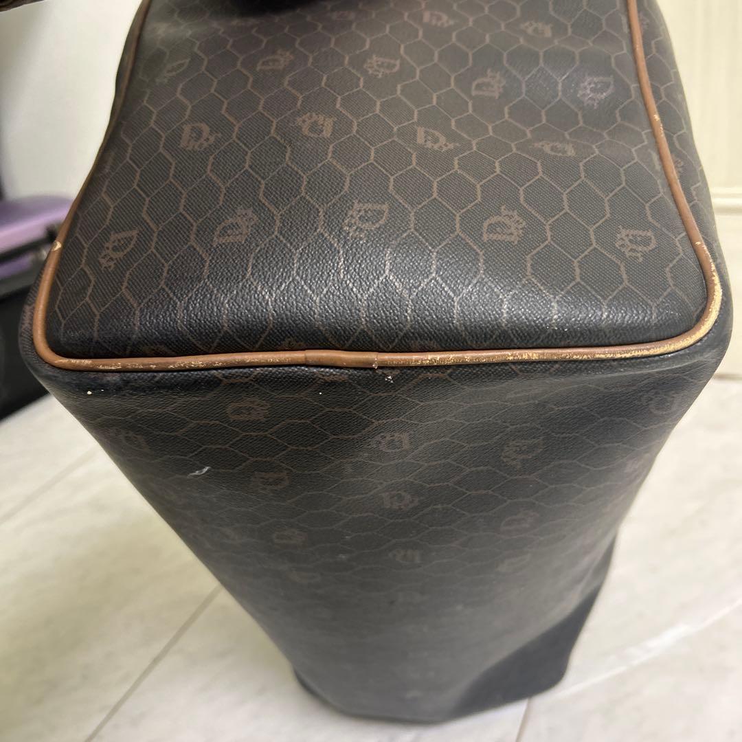 クリスチャンディオール ボストンバック ハニカム柄 PVC 大容量