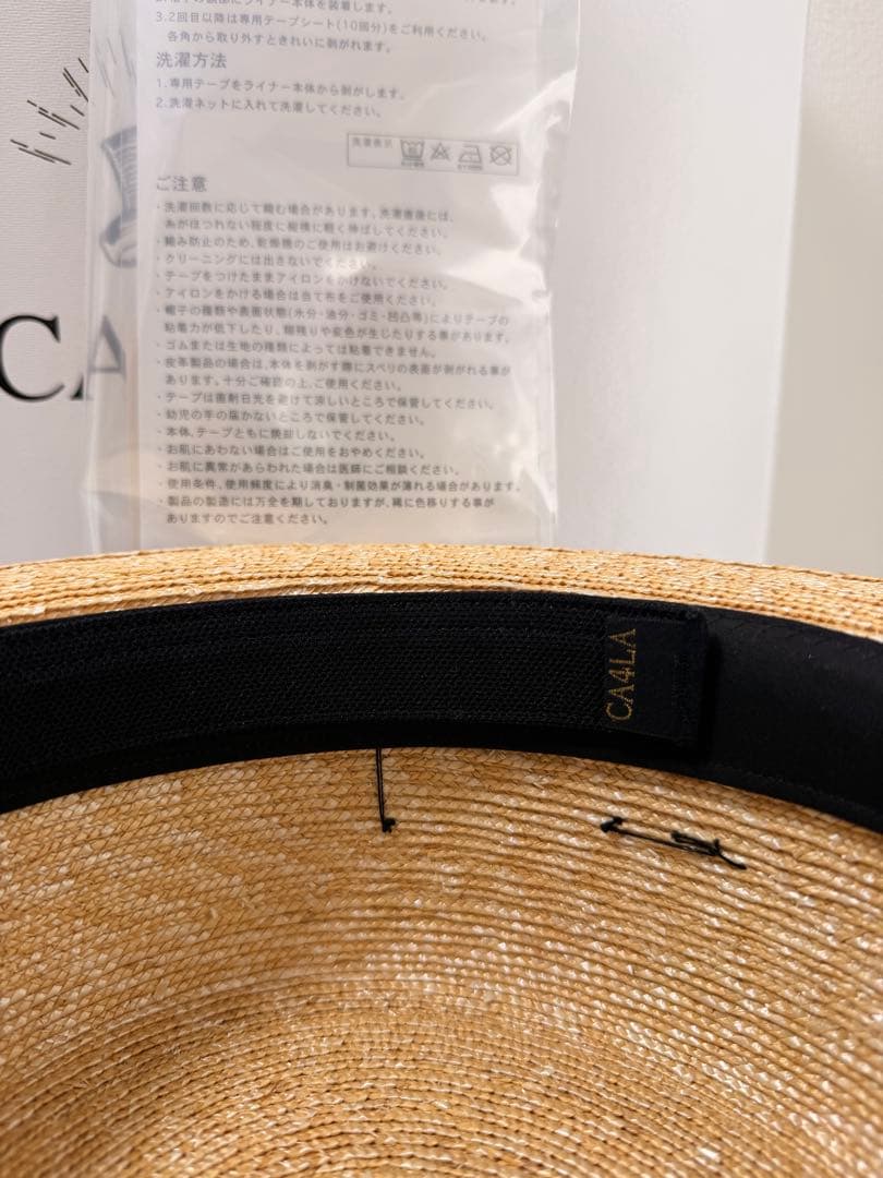 【新品】CA4LA OLD NEW 5 ハット カンカン帽