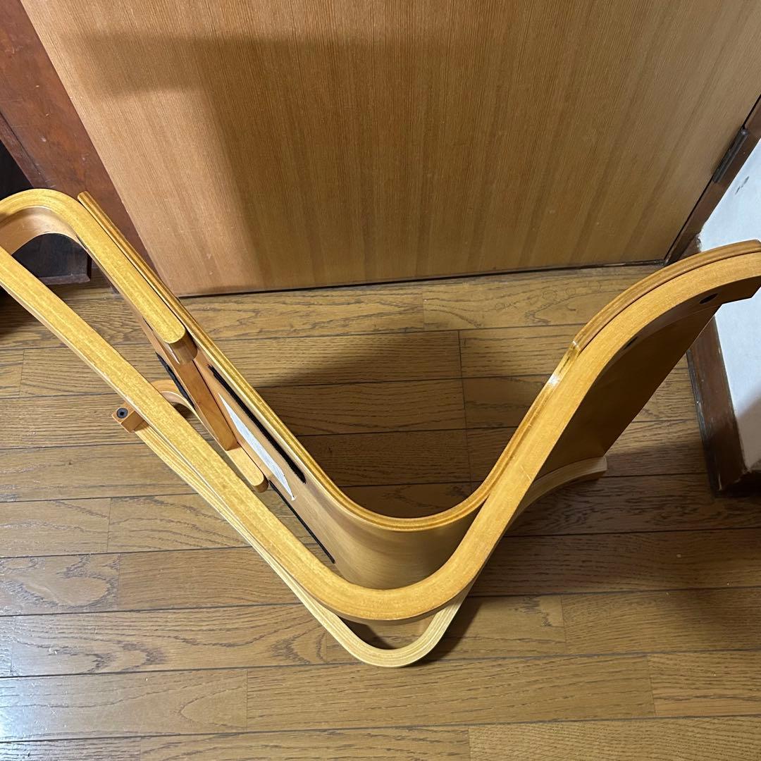 クッション付き座椅子　通販生活　中古品　新日本木工