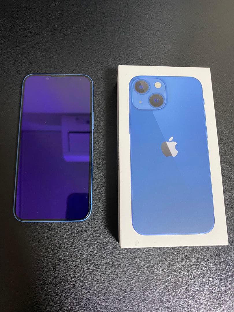 Apple iPhone 13mini ブルー 箱・充電ケーブル付き 128GB