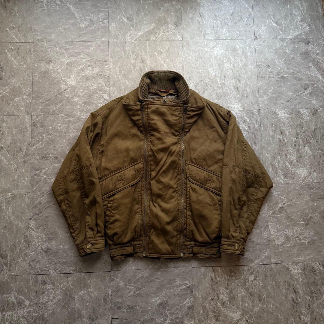 vintage dolce 短丈　変形ジャケット　ライナー付き　中綿入り