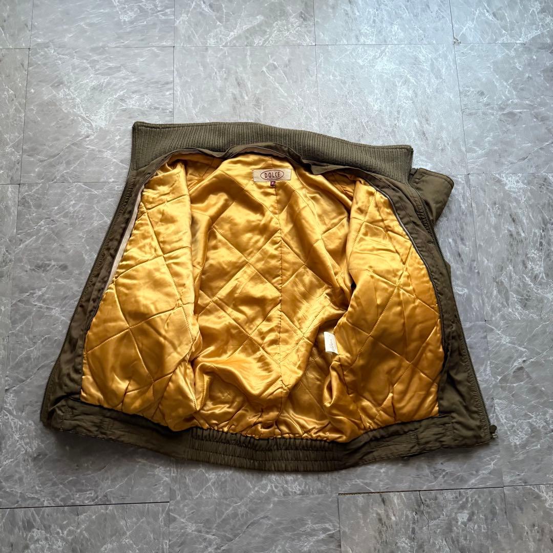 vintage dolce 短丈　変形ジャケット　ライナー付き　中綿入り