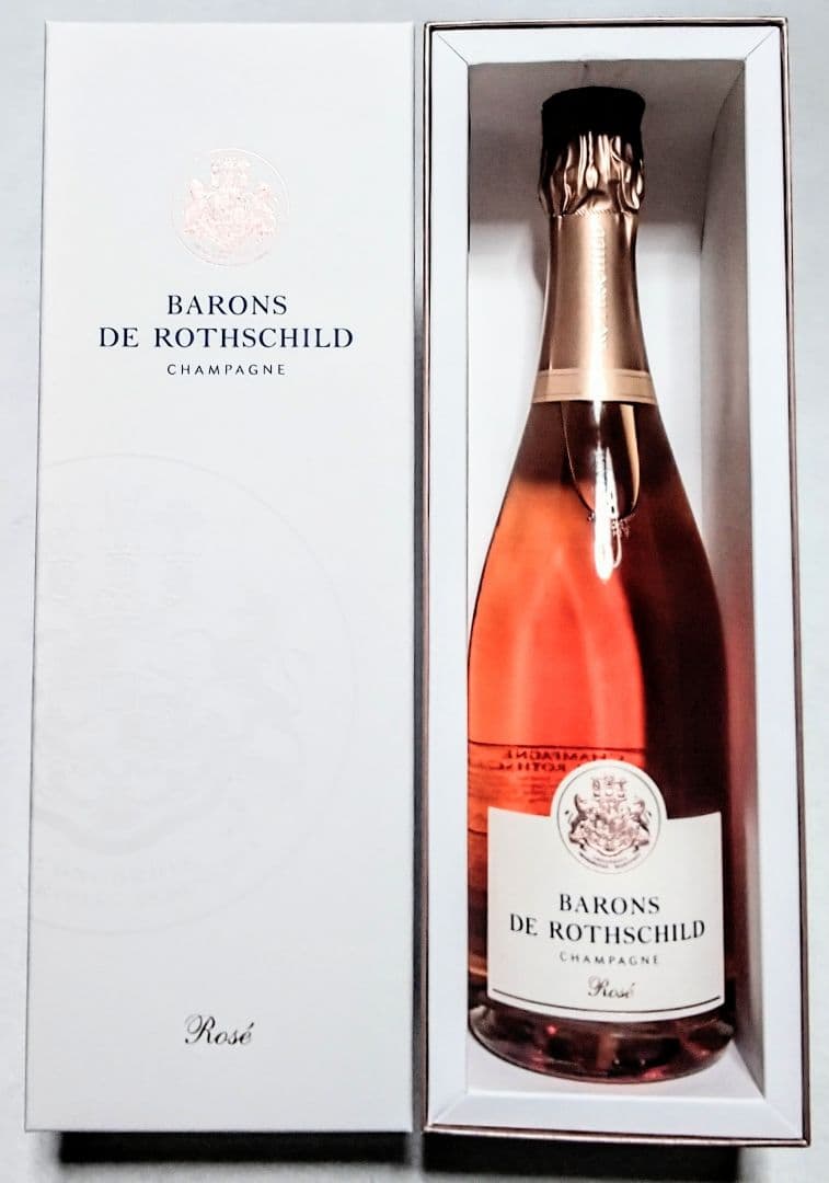高級ロゼシャンパン(バロンドロスチャイルド&ムートンカデハーフ白ワイン)2本格安