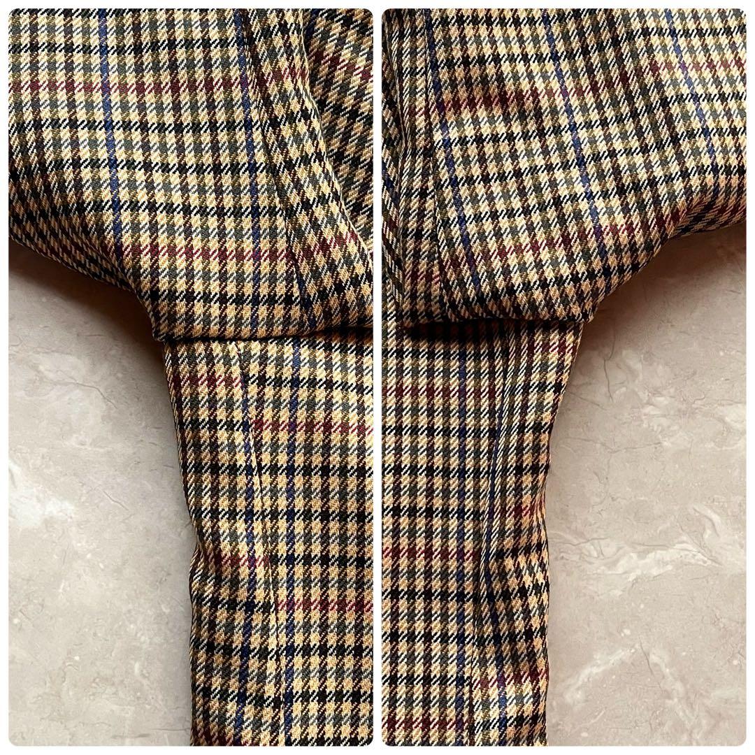 極美品☆アクアスキュータム テーラードジャケット M ガンクラブチェック 英国製