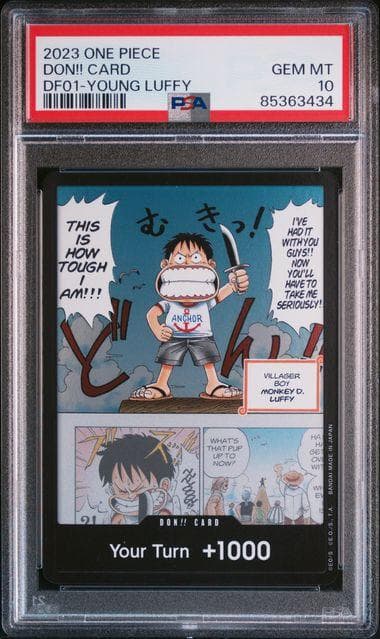 PSA10 海外版ドンカード 少年ルフィ 悪魔の実プロモ
