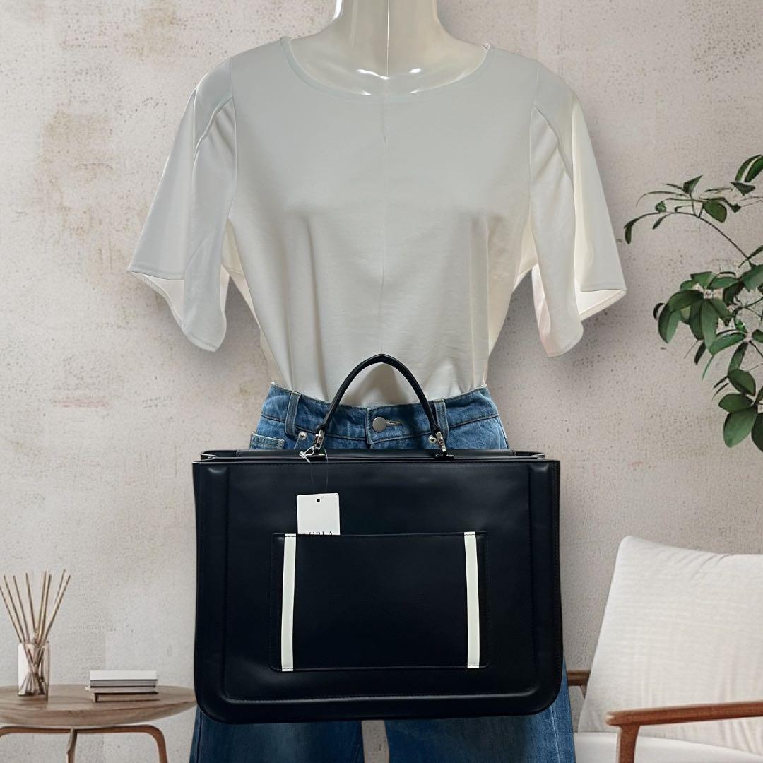 美品　FURLA フルラ REALE レアーレ 2WAY ビジネスバッグ
