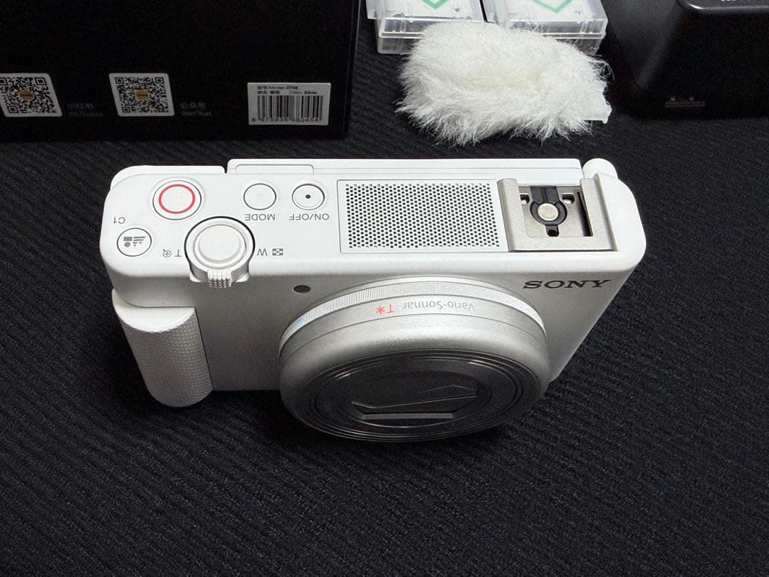 美品SONY ZV-1 ZENIKO ZF08 ミニカメラフラッシュ