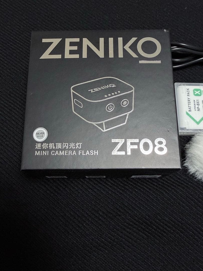 美品SONY ZV-1 ZENIKO ZF08 ミニカメラフラッシュ