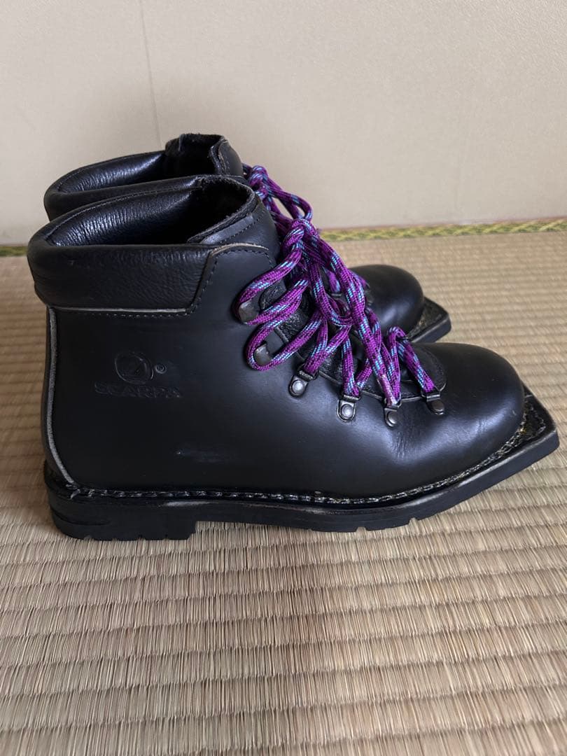 SCARPA テレマークブーツ 75mm 3ピン 黒 25cm