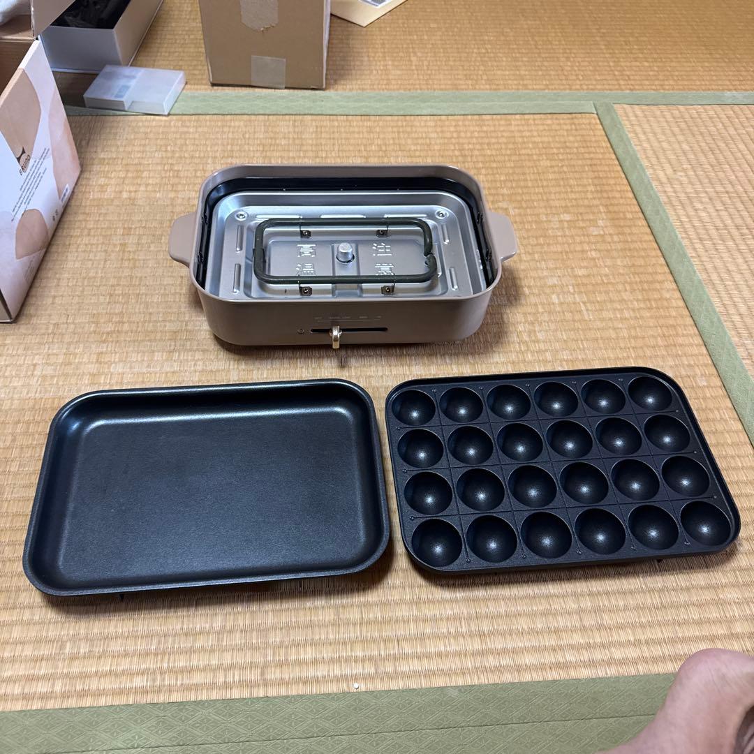 BRUNO たこ焼き器 ベージュ 24個分