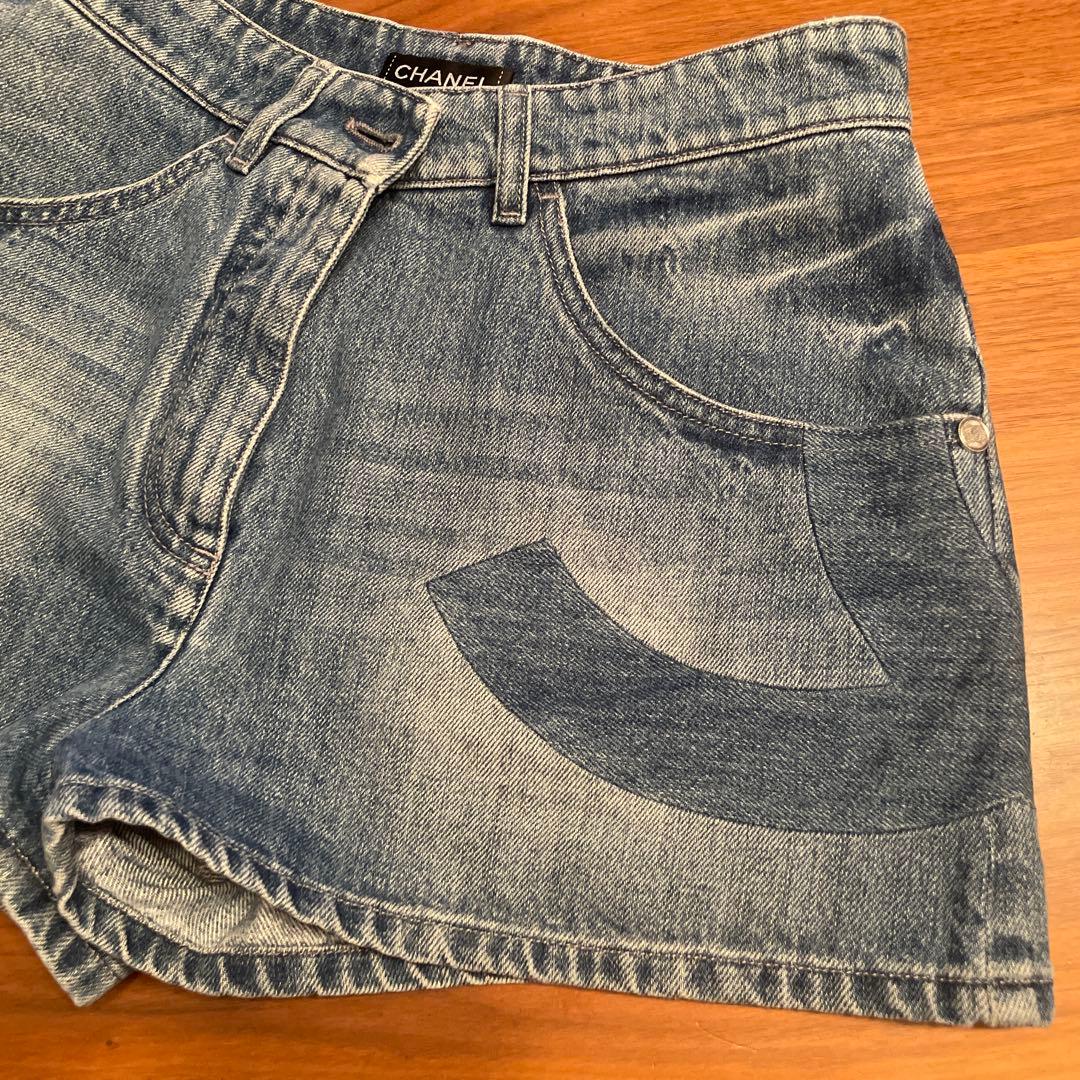 CHANEL デニムショートパンツ 38