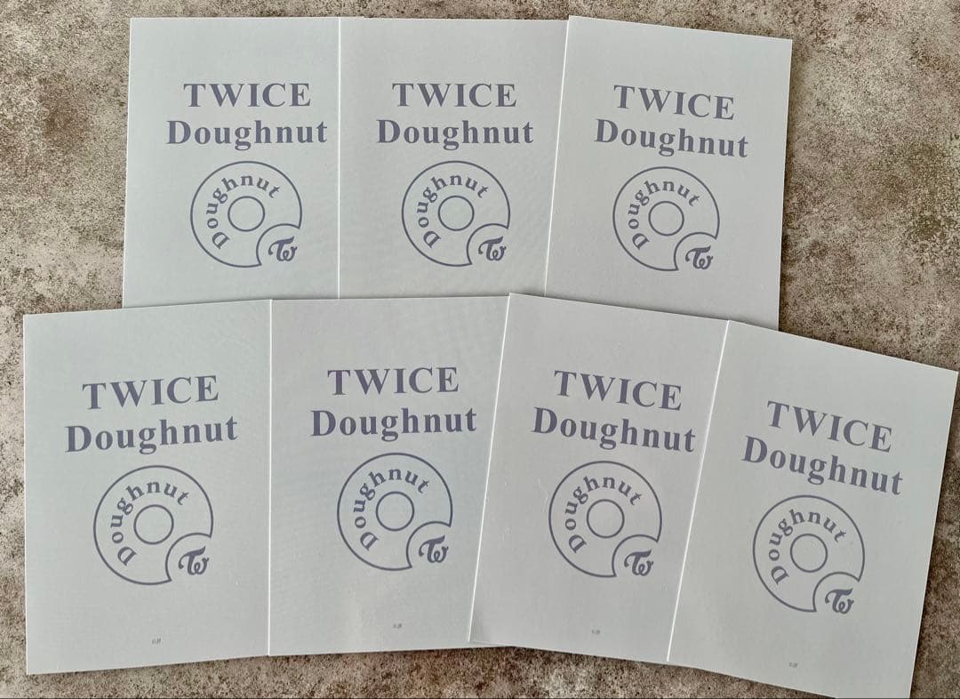 TWICE Doughnut ラントレ FC限定 ランダムトレーディングカード
