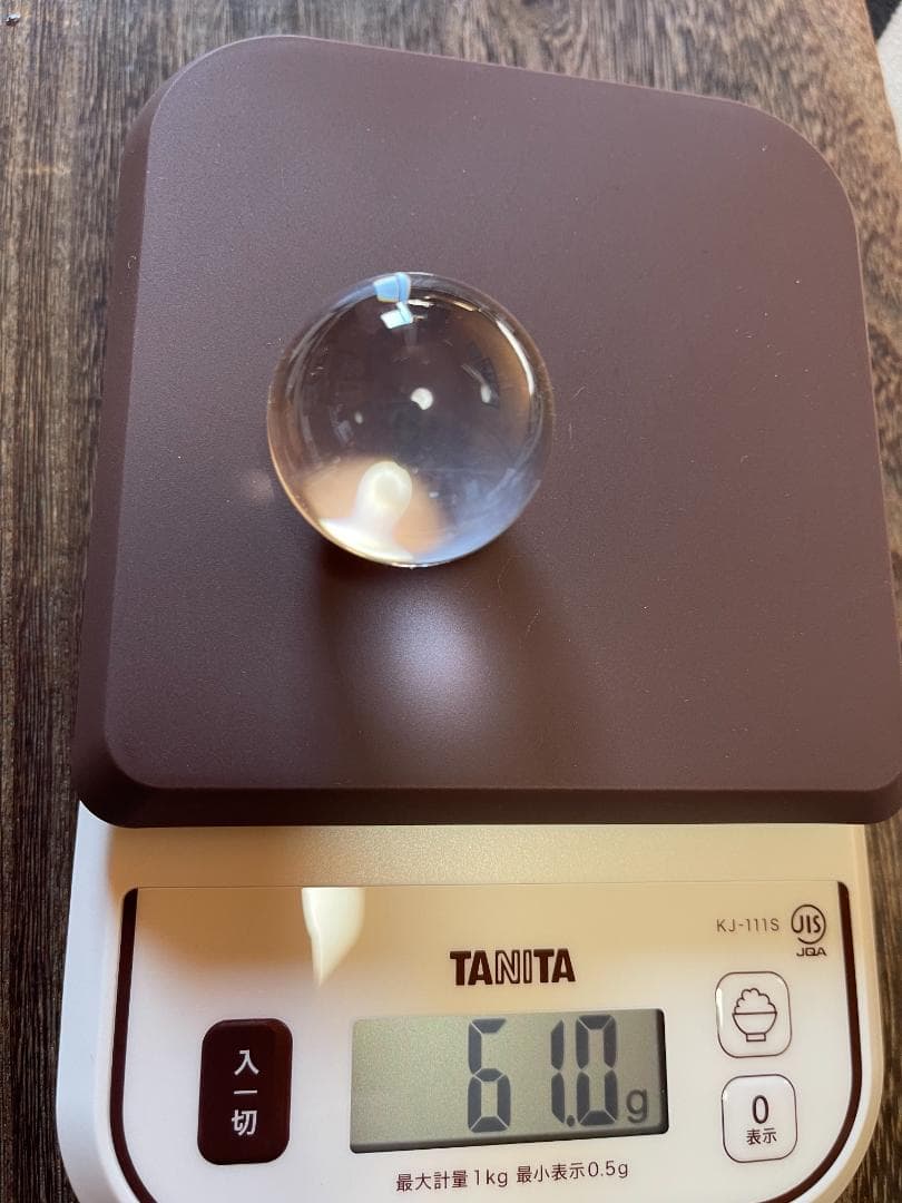 よ*み様 岩座 天然水晶 丸玉 ブラジル産 40mm