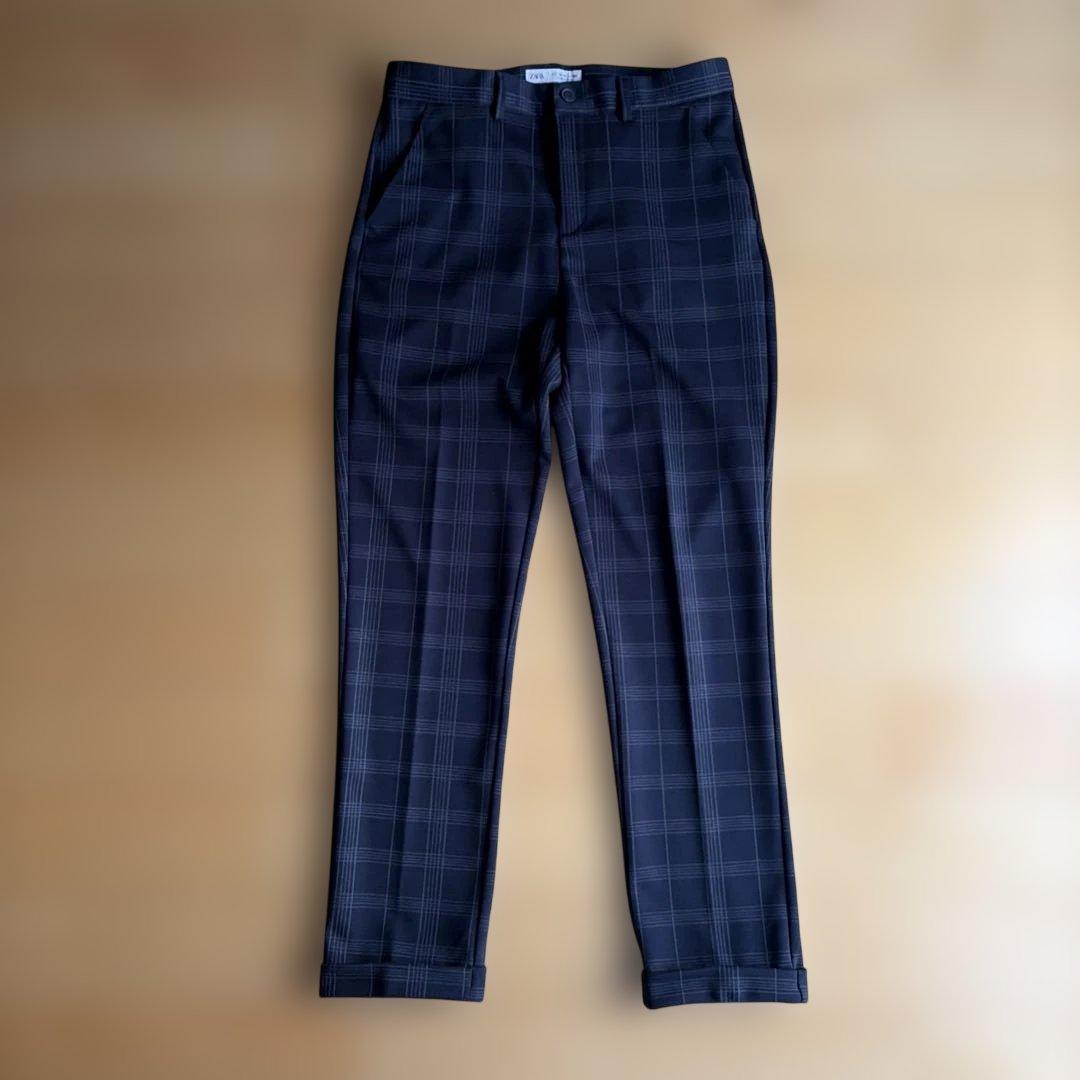 ZARA チェック柄スーツ3点セット13-14 164cm