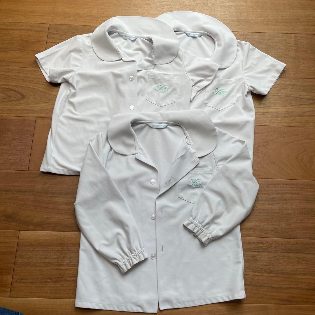 KDI ブレザー　ズボン　ブラウス長袖1枚　半袖２枚セット　120 無記名