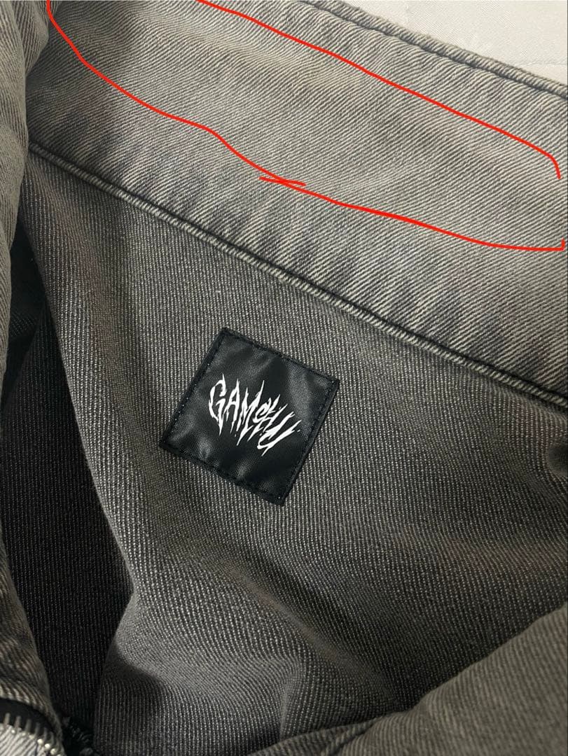 【即日発送】Gamchu ガムチュ 半壊卍壊デニム ジャケット