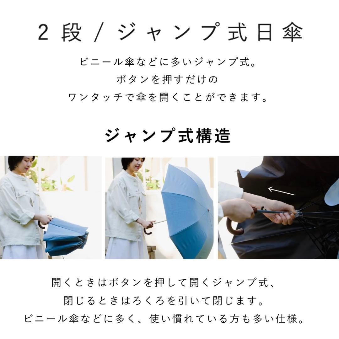 新品未使用⭐︎COKAGE+ 木手元 55cm ジャンプ折 ダスクグレー