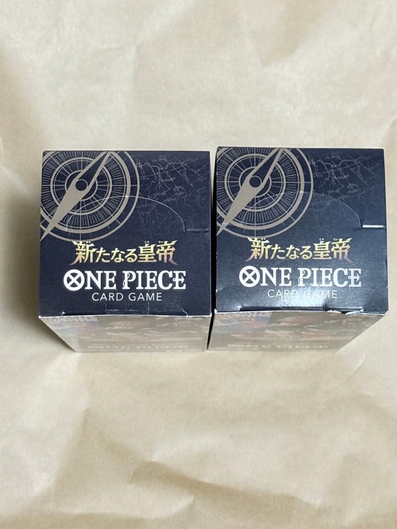 ワンピースカードゲーム　新たなる皇帝　未開封テープ付き　2box