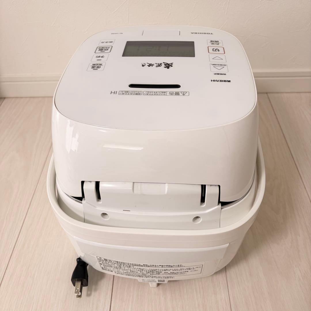 東芝 真空圧力IH炊飯器 炎匠炊き RC-10VSR 5.5合 40時間保温