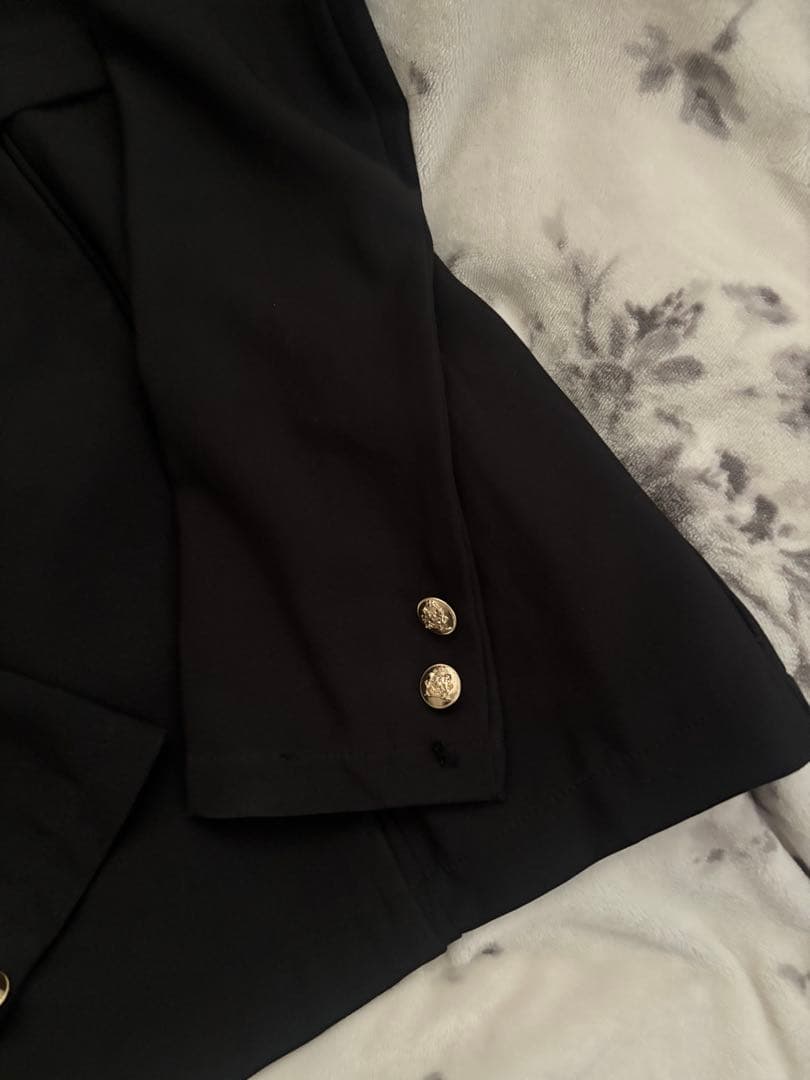 ROBE de FLEURS Glossy キャバドレス ブラック S