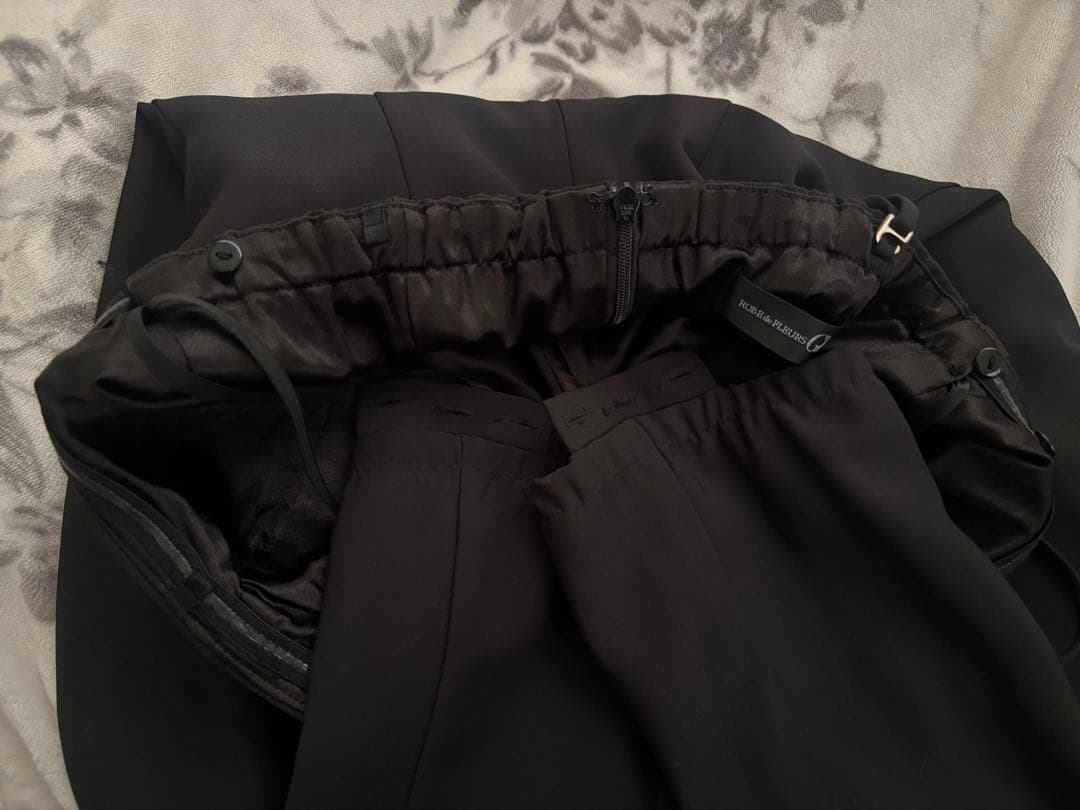 ROBE de FLEURS Glossy キャバドレス ブラック S